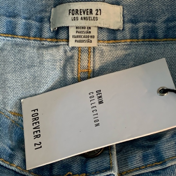 Forever 21 Jean Denim button front skirt NWT - Picture 6 of 6